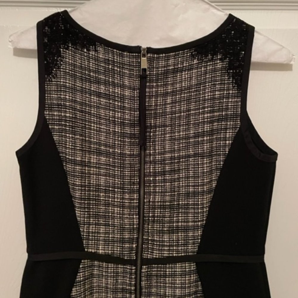 Loft size 2P fitted professional dress in black and white - Picture 8 of 8